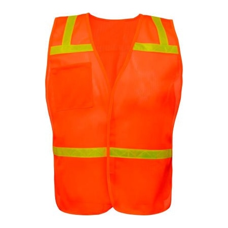 Gss Safety GSS Safety Non Ansi Enhanced Safety Vest-Orange 3122